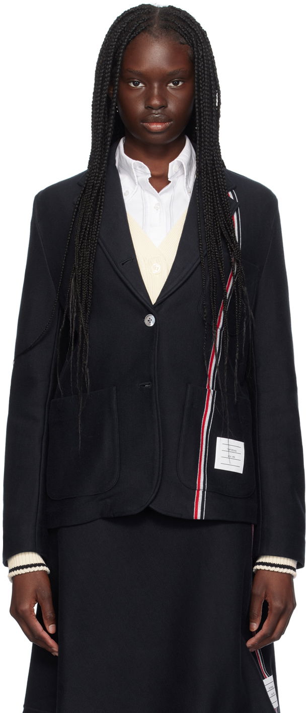 Куртка Thom Browne Classic Single-Breasted Blazer чорний | FJT331A-J0139
