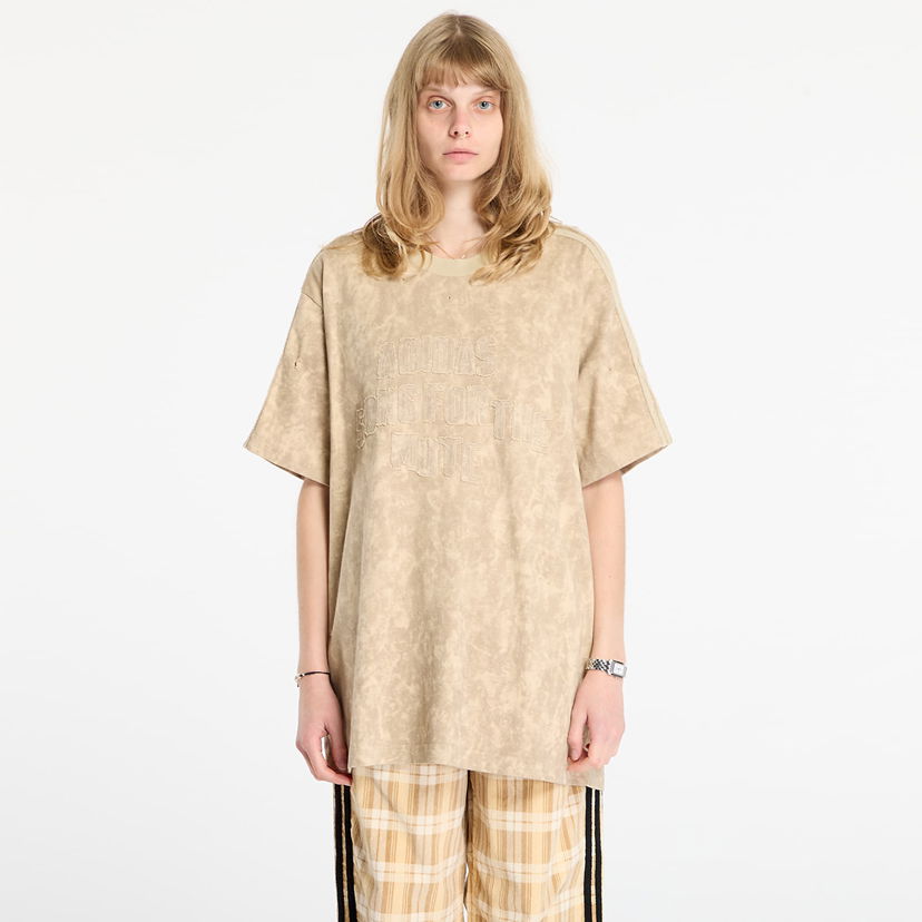 Футболка adidas Originals Short Sleeve T-Shirt x SONG FOR THE MUTE бежевий | KC2753