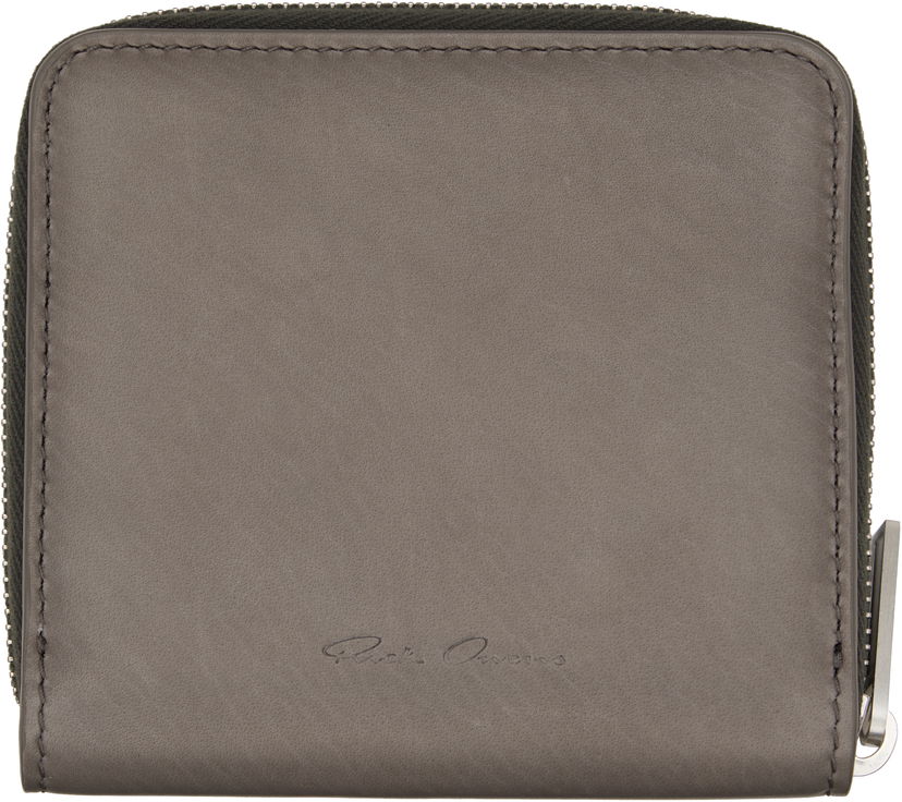 Гаманець Rick Owens Rick Owens Concordians Zipped Wallet Сірий | RA02E0716 LCA