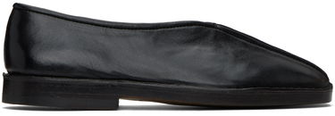 Кросівки та взуття LEMAIRE Flat Piped Slippers чорний | FO0007 LL0023, 0