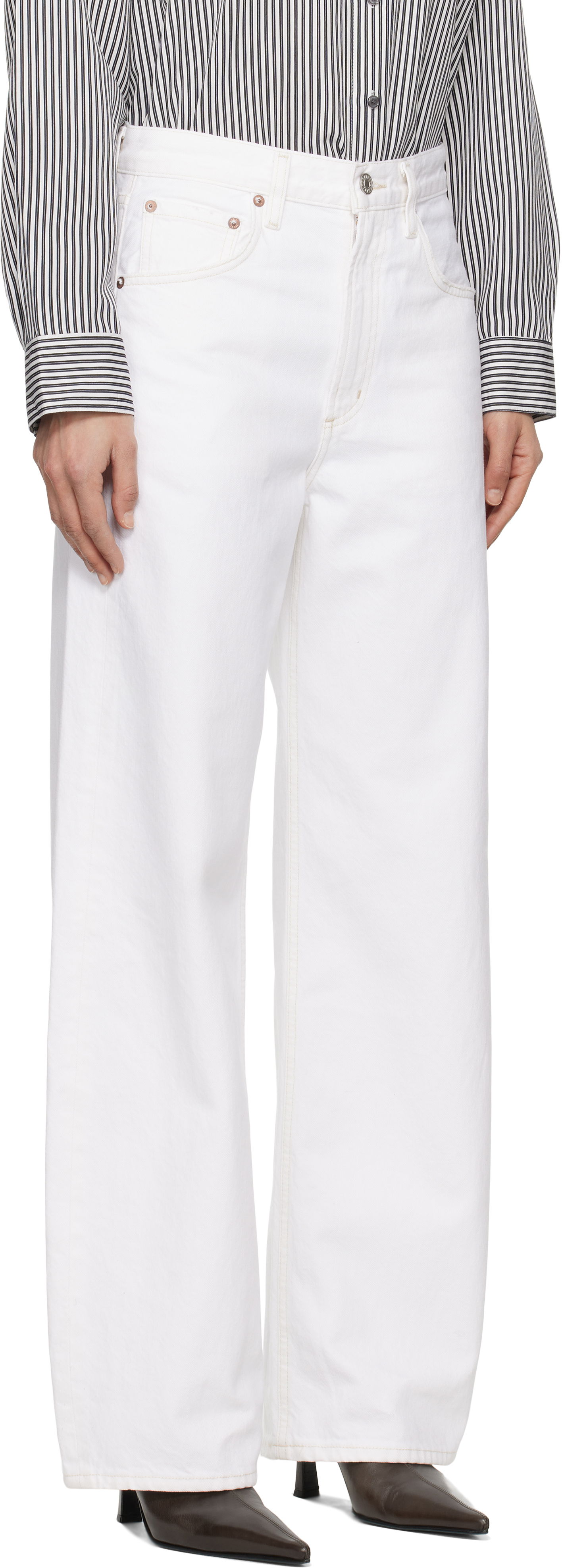 Джинси AGOLDE AGOLDE Low Curve Jeans білий | A197B-1183, 1
