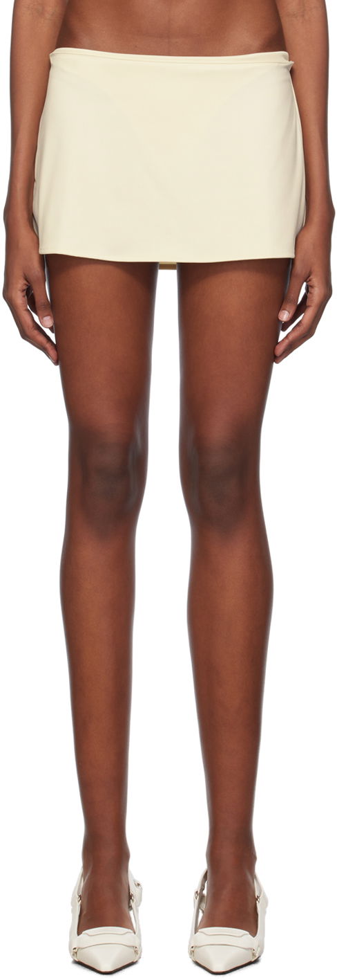 Спідниця GUIZIO Guizio Micro Miniskirt бежевий | F22301K021