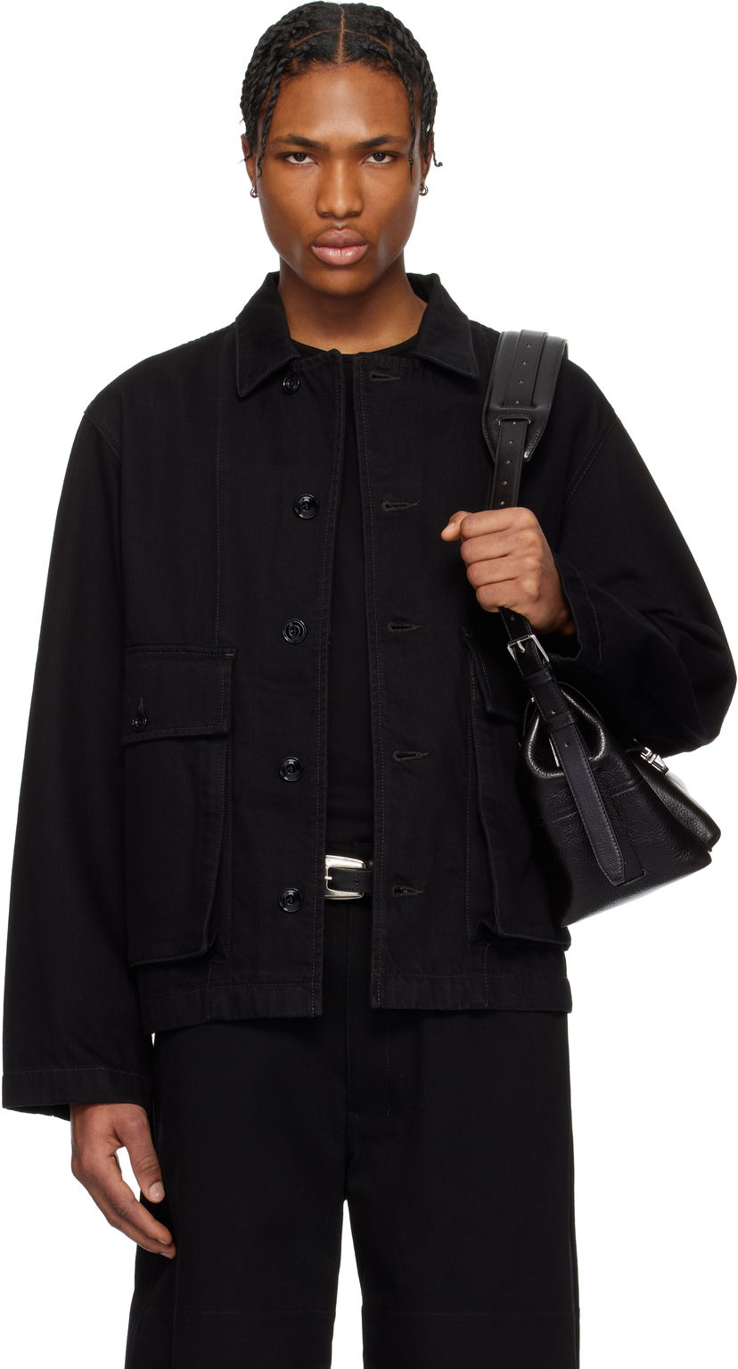 Куртка LEMAIRE Lemaire Boxy Denim Jacket чорний | OW306 LD1031