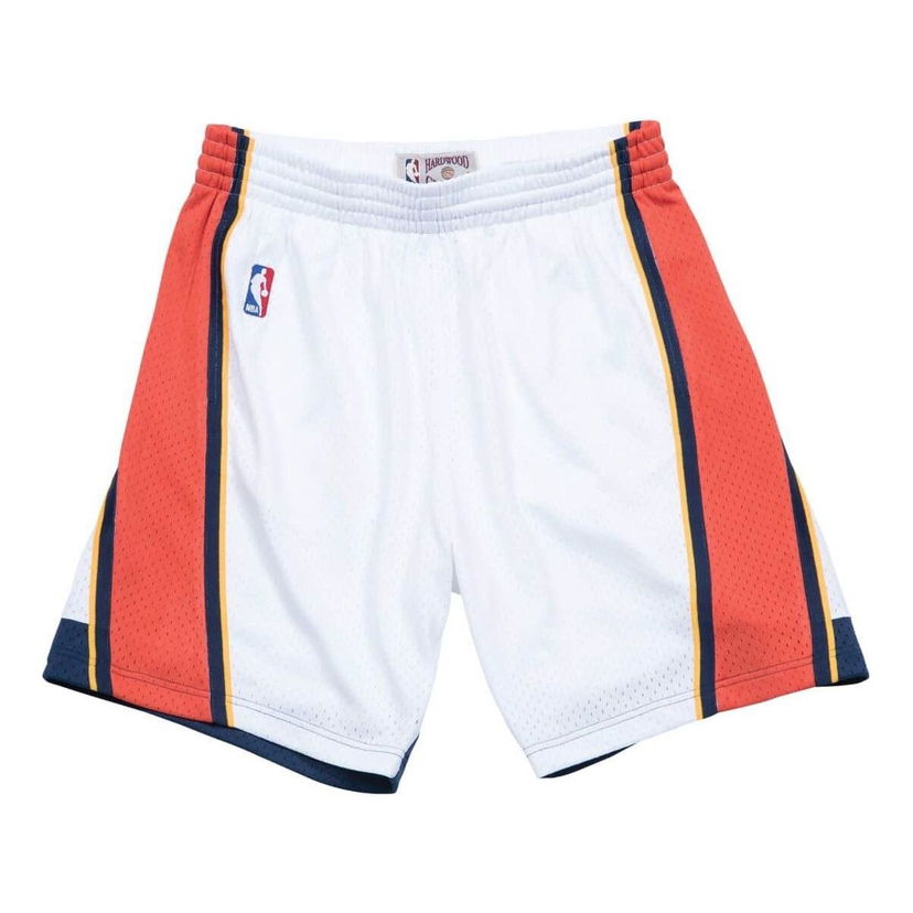 Шорти Mitchell & Ness Mitchell & Ness Golden State Warriors Swingman Shorts білий | SMSHGS18231-GSWWHIT09