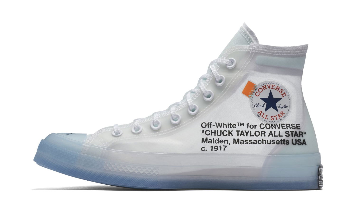 Кросівки та взуття Converse Off-White x Chuck 70 "The Ten" білий | 162204C, 0