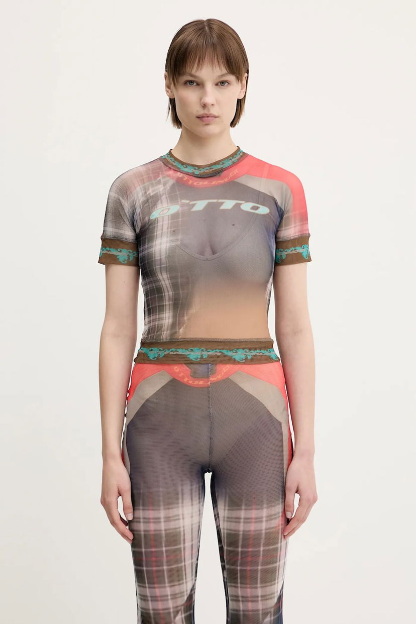 Кроп-топи Ottolinger Ottolinger Mesh T-Shirt Різнокольоровий | 101.100401.03