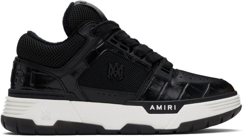 Кросівки та взуття AMIRI AMIRI Croc Debossed MA-1 чорний | AMFOSR1172