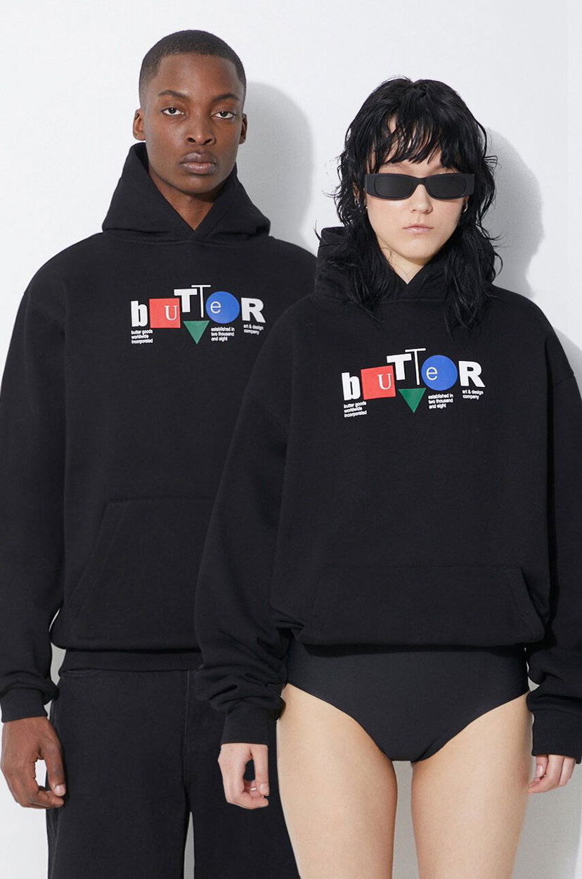 Світшоти Butter Goods Hoodie Design Co. Print чорний | BGQ1241502