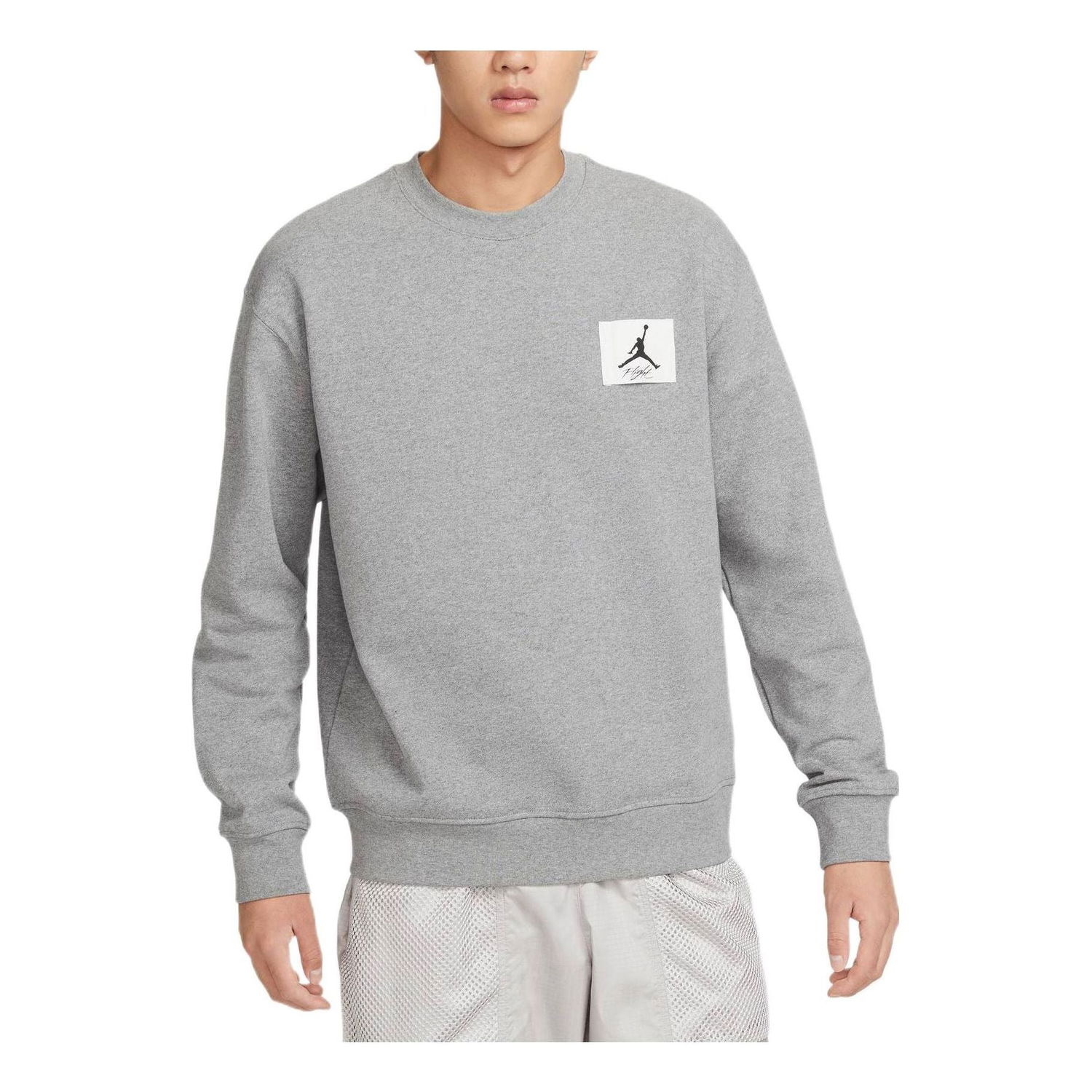 Cветр Jordan Air Jordan Flight Crewneck Sweatshirt Сірий | FB3910-091, 0