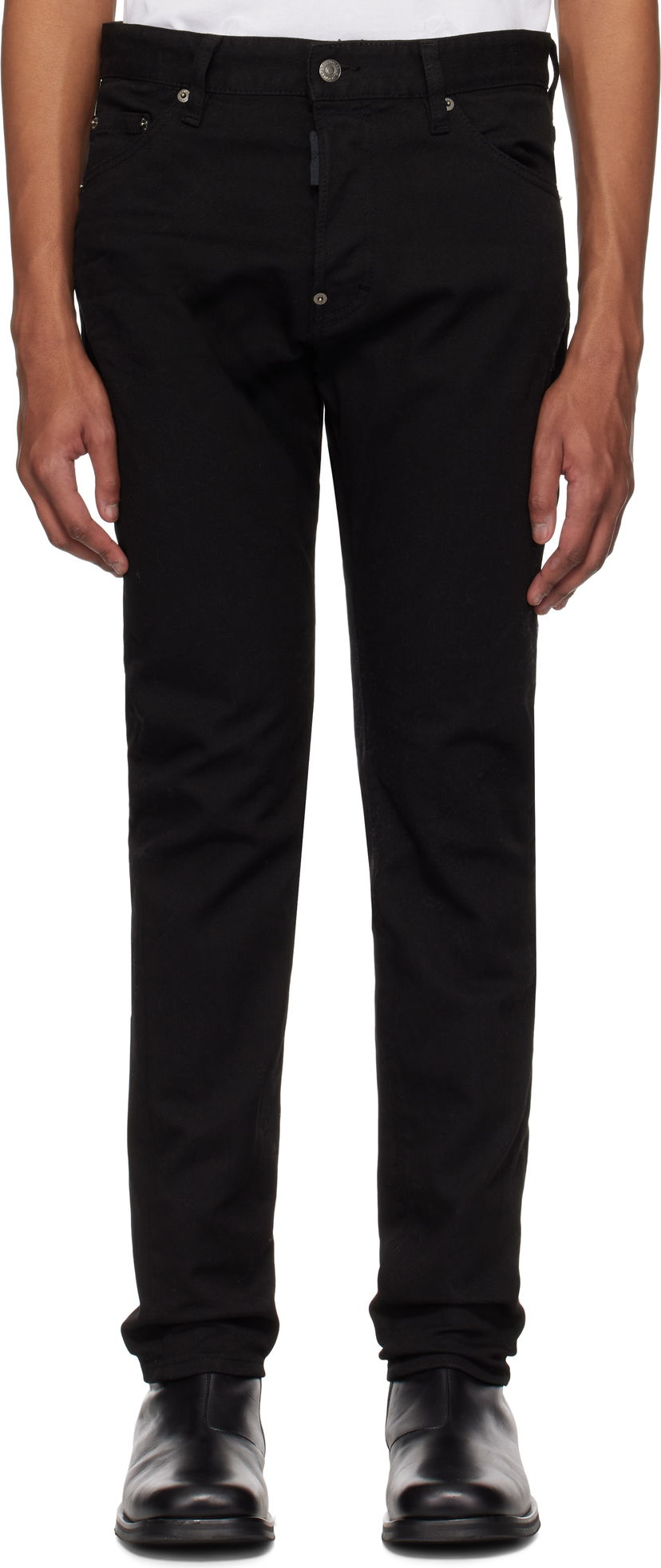 Джинси DSQUARED2 Dsquared2 Cool Guy Jeans чорний | S74LB1492_S39781