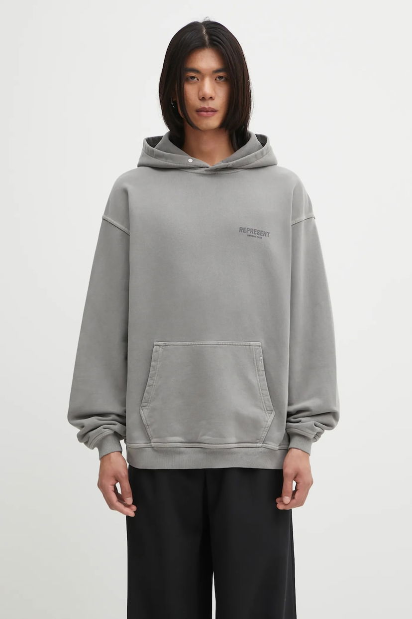 Світшоти Represent Clo Represent England Legacy Hoodie Сірий | MLM100374