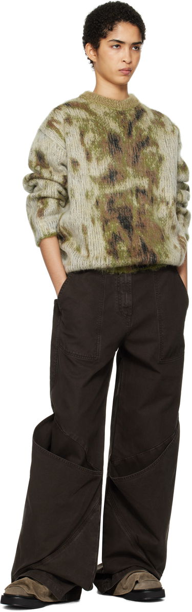 Штани карго The Attico The Attico Long Cargo Pants Коричневий | 250WCP00198 DDC093AA, 3