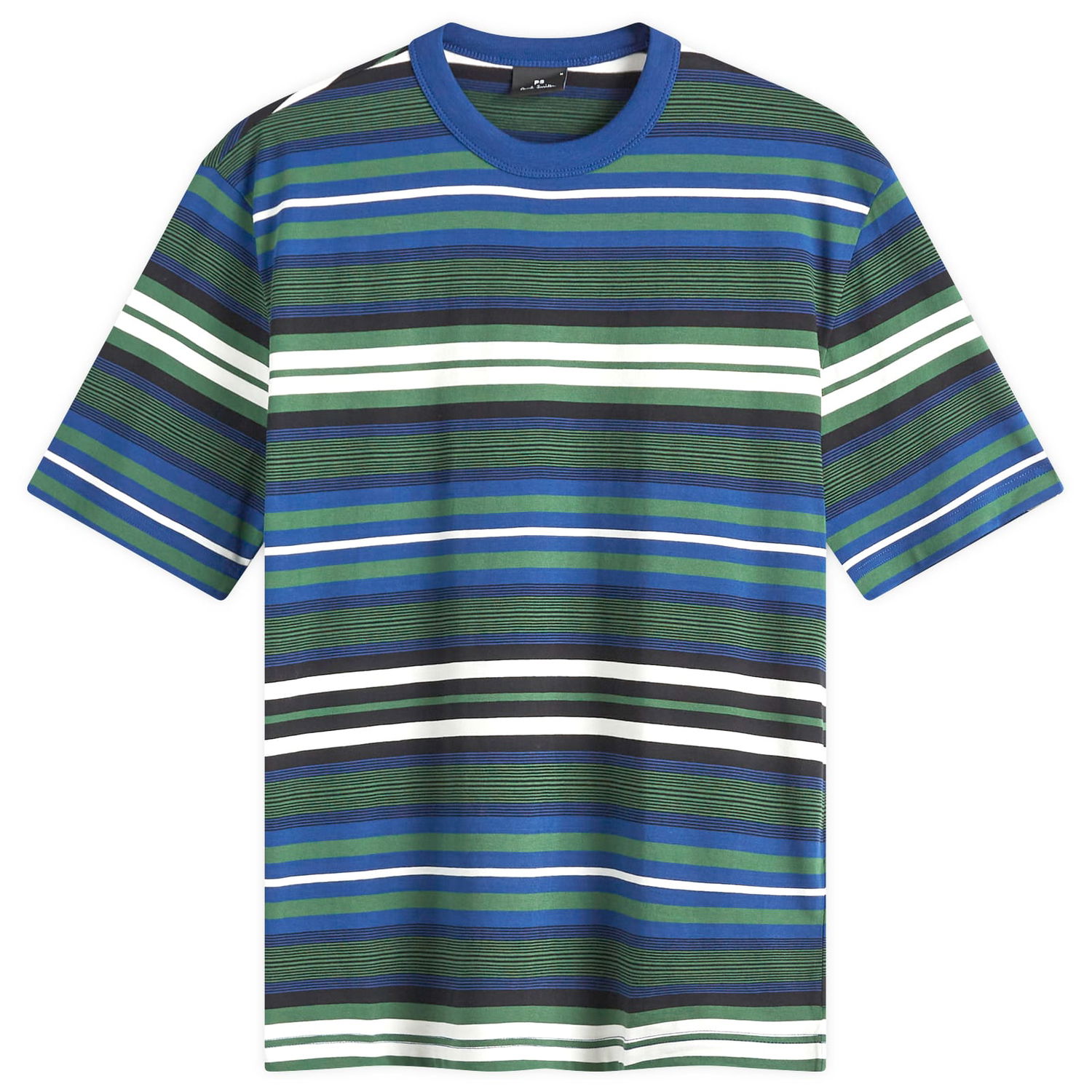 Футболка Paul Smith Paul Smith Multi Stripe T-Shirt, Size Large Різнокольоровий | M2R-220X-P22271-45, 1