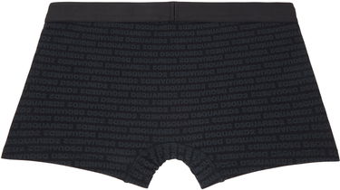 Боксери DSQUARED2 Dsquared2 Printed-Logo Boxer Briefs чорний | D9LDC5510, 1