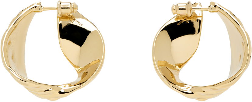 Сережки FERRAGAMO Ferragamo Draped Earrings Жовтий | 783320