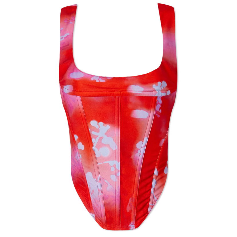 Кроп-топи Miaou Miaou Campbell Corset, Size Small Червоний | 7020SCRRGM