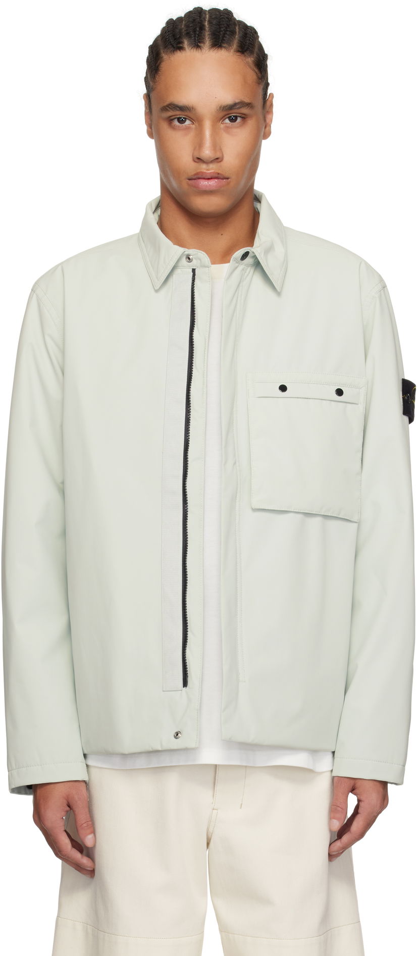 Сорочка Stone Island Stone Island Soft Shell-R PrimaLoft Insulated Jacket Зелений | K1S15 4100011 S0A27