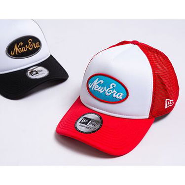 Кепка New Era 9FORTY A-Frame Trucker Oval Red / White One Size Червоний | 60435036, 3