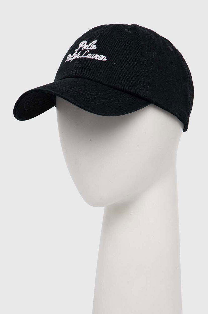 Кепка Polo by Ralph Lauren Baseball Cap With Logo чорний | 211954882