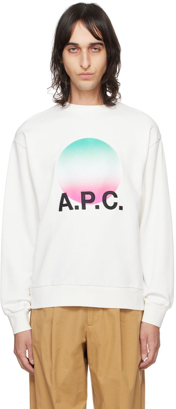 Світшоти A.P.C. Sunset Sweatshirt білий | COEIP-H27905