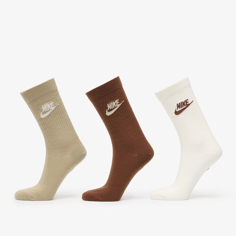 Шкарпетки Nike Sportswear Everyday Essential Crew Socks 3-Pack білий | DX5025-904