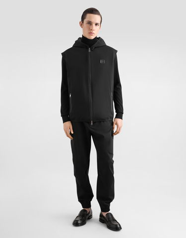 Жилет Dolce & Gabbana Dolce & Gabbana Technical Fabric Hooded Vest чорний | G9AOGTFUGS1N0000, 1
