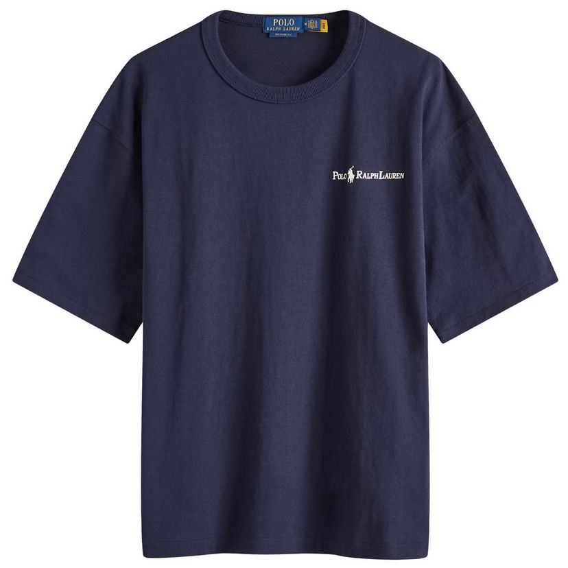 Футболка Polo by Ralph Lauren Ralph Lauren Relaxed Fit Chest Logo T-Shirt темно-синій | 710964714002