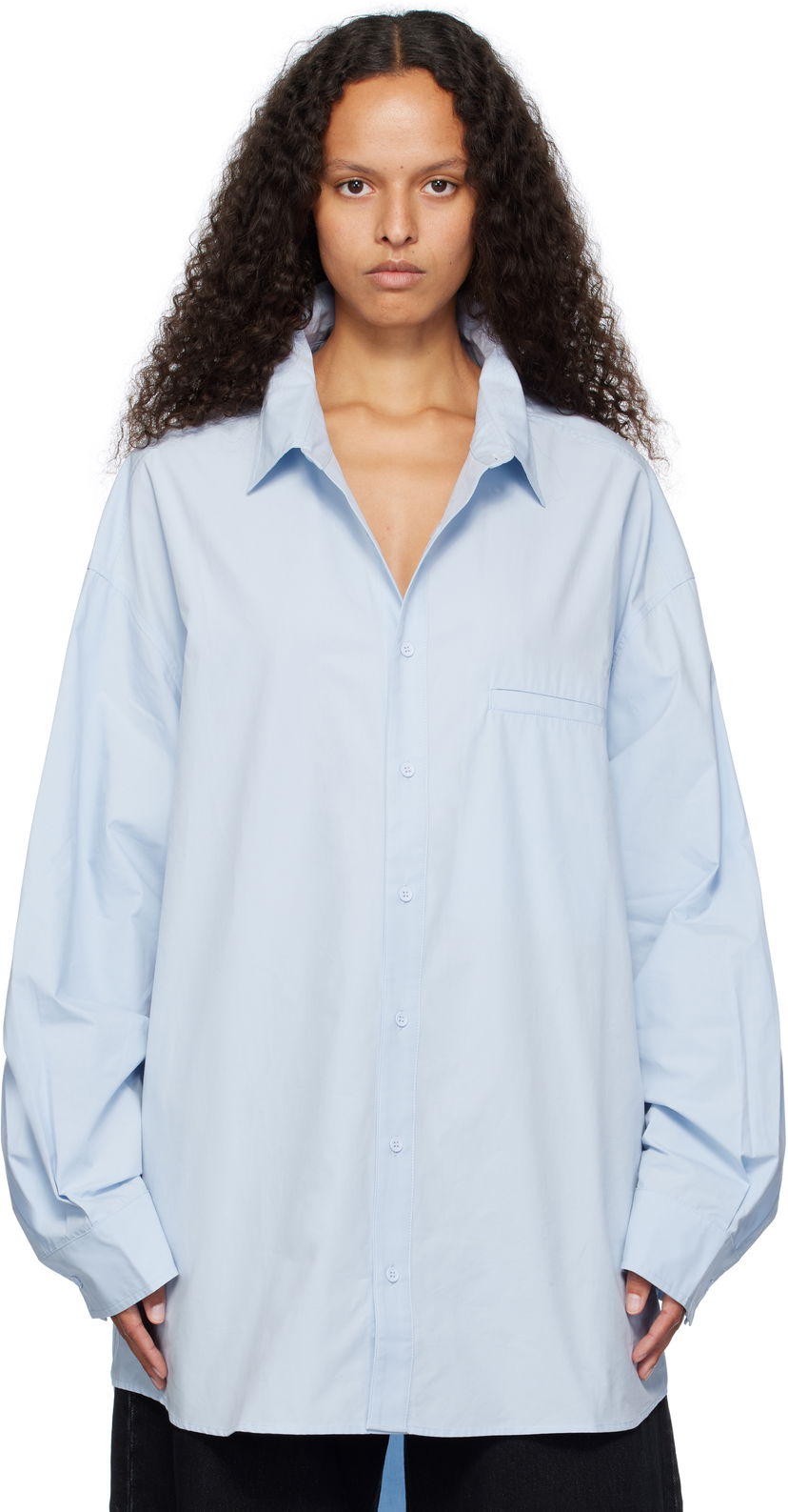 Сорочка Entire Studios Giant Shirt Синій | ES2565BB