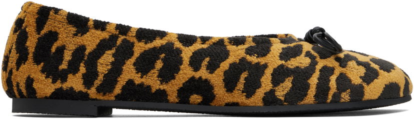 Кросівки та взуття Stella McCartney Ryder Leopard Ballerina Flats Коричневий | 810518AFACV0