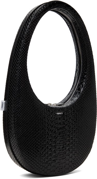 Сумочка Coperni Coperni Python Embossed Swipe Bag чорний | COPBA01F6047, 1