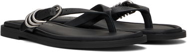 Догляд за взуттям rag & bone Rag & Bone Gia Leather Thong Sandals чорний | WFF25SF1003LE03, 3