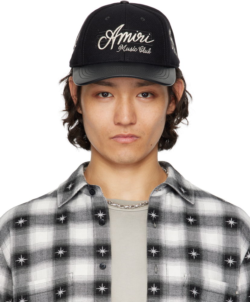 Кепка AMIRI Amiri 'Music Club' Baseball Cap чорний | AMHACP1044