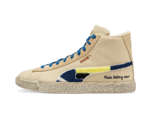 Кросівки та взуття Puma Clyde Mid x Black Fives бежевий | 381956 01