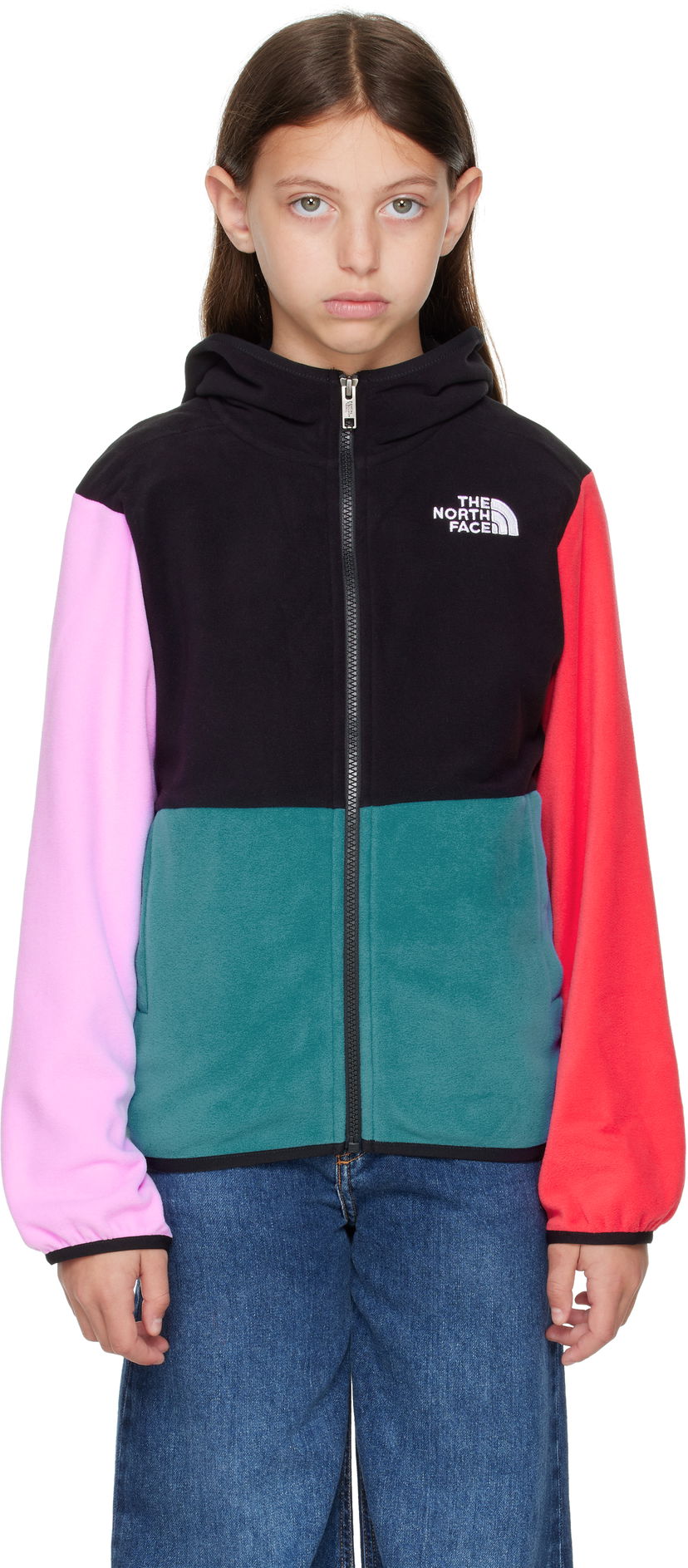 Куртка The North Face Kids' Glacier Full-Zip Hooded Fleece Jacket Різнокольоровий | NF0A8AZK