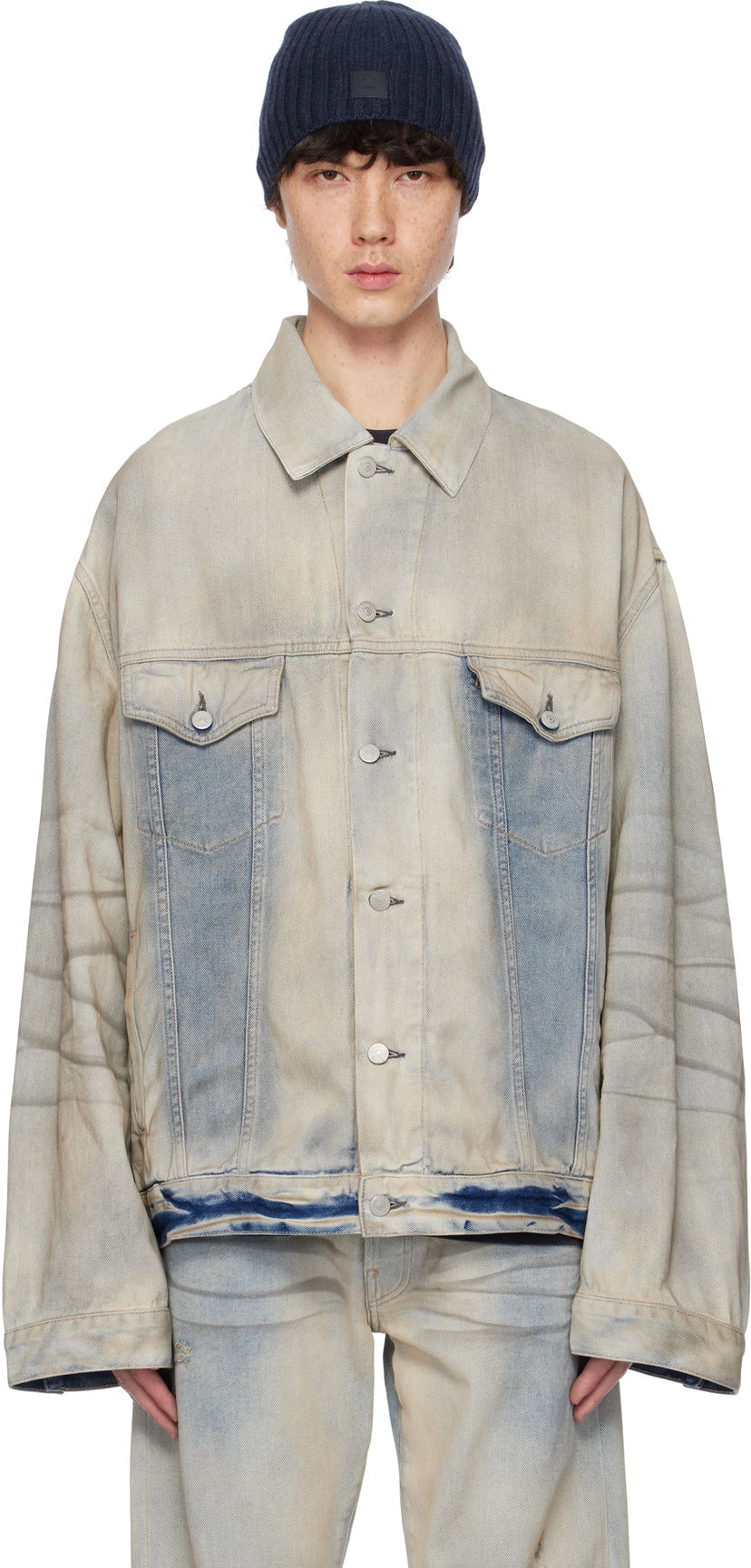 Куртка Acne Studios Acne Studios Oversized Denim Jacket Синій | C90191-