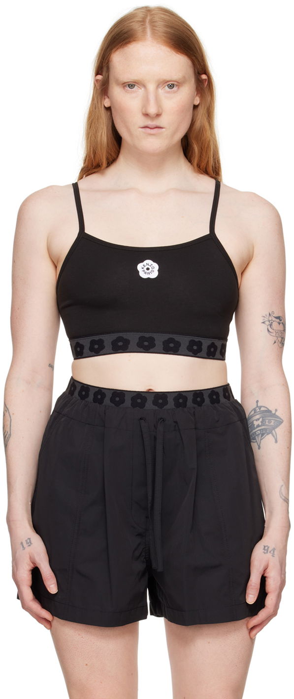 Бюстгальтер KENZO Boke 2.0 Sport Bra чорний | FE52TO7134SW