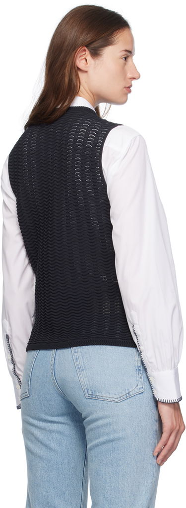 Жилет rag & bone rag & bone Elisa Knit Vest чорний | WAS24F071UG71, 2