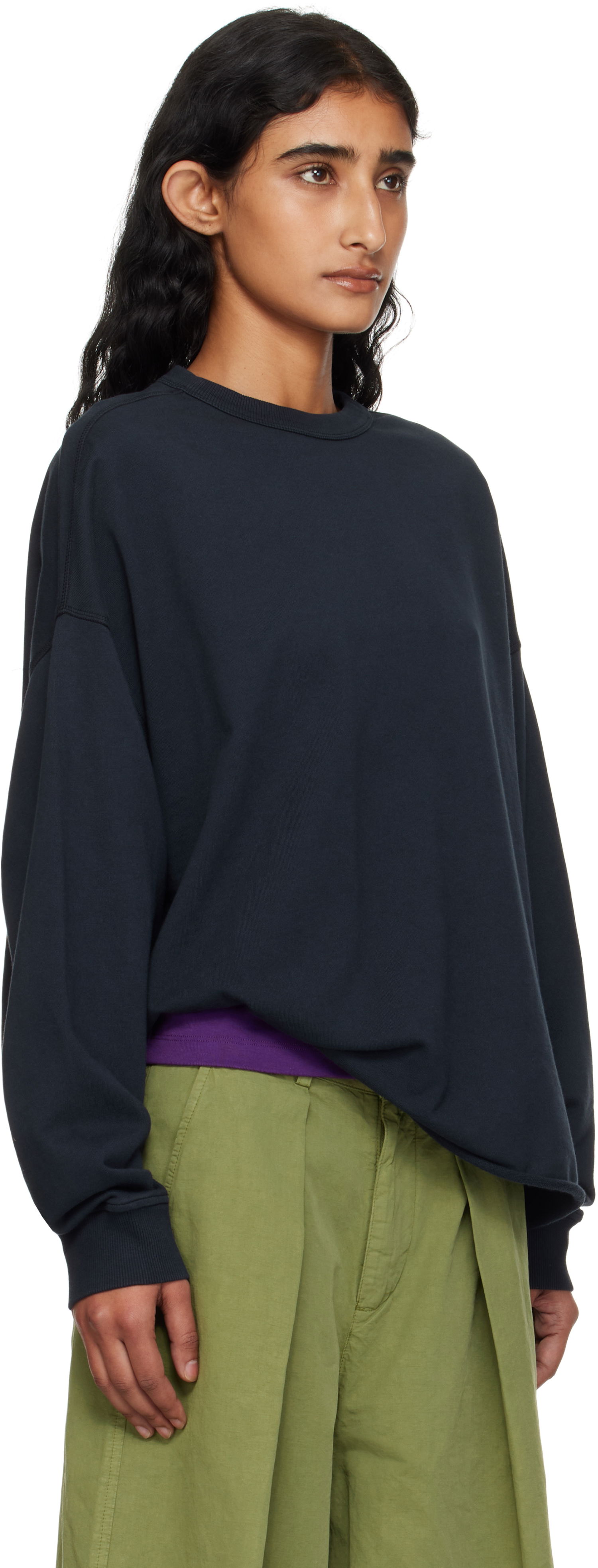 Світшоти YMC YMC Studio Sweatshirt чорний | Q7YMB, 1