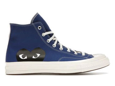 Кросівки та взуття Converse Comme des Garçons PLAY x Chuck 70 High "Blue Quartz" Синій | 171846C, 0