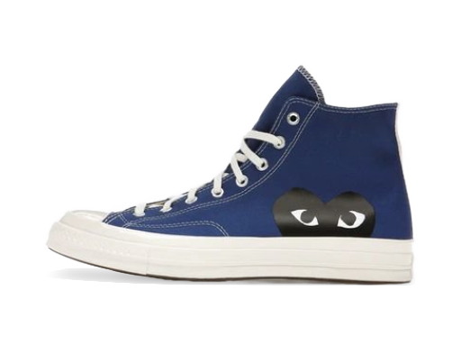 Кросівки та взуття Converse Comme des Garçons PLAY x Chuck 70 High "Blue Quartz" Синій | 171846C