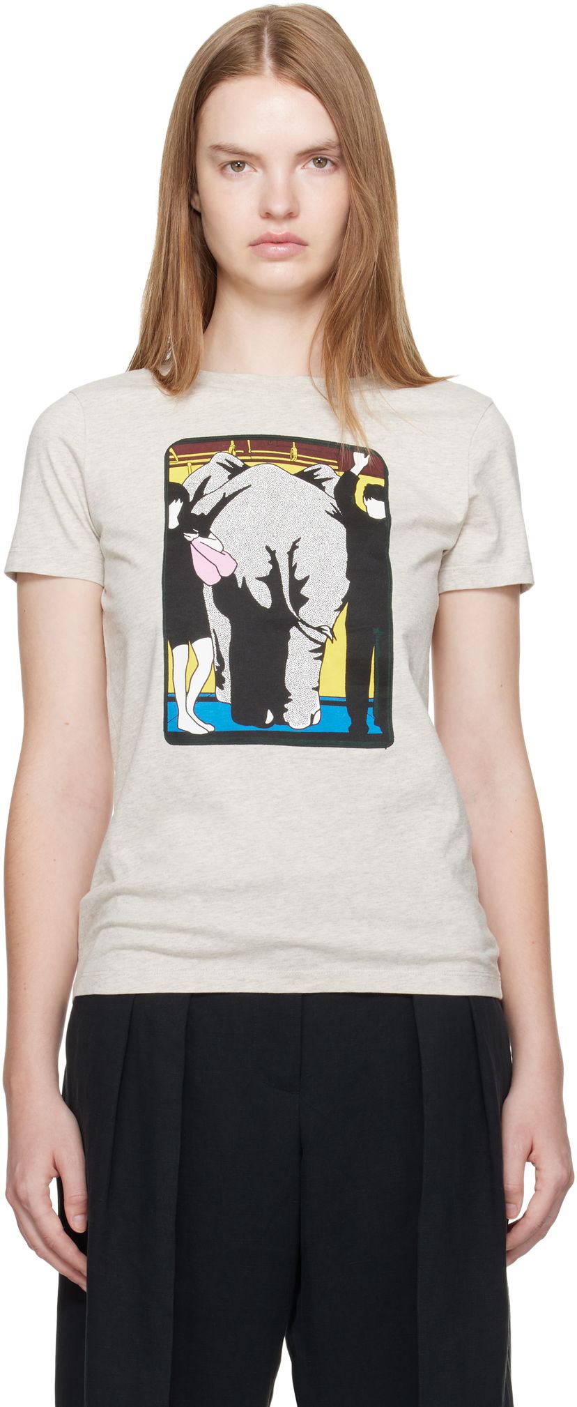 Футболка KENZO Kenzo Paris 'Kenzo City' Classic T-Shirt Сірий | FF62TS2534SO