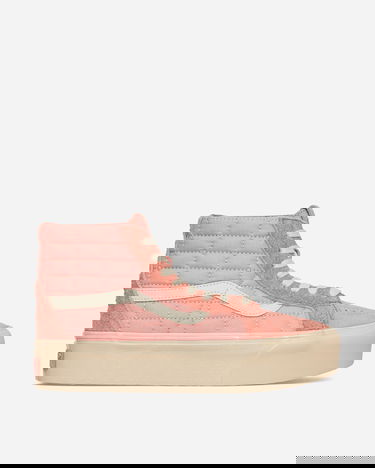 Кросівки та взуття Vans Joe Freshgoods x Sk8-Hi Reissue Platform VLT LX "Coral" Рожевий | VN0007PWZEE1, 1