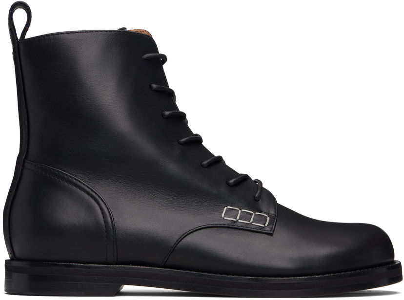 Кросівки та взуття JW Anderson Lace-Up Boots чорний | BT0107-LA0268