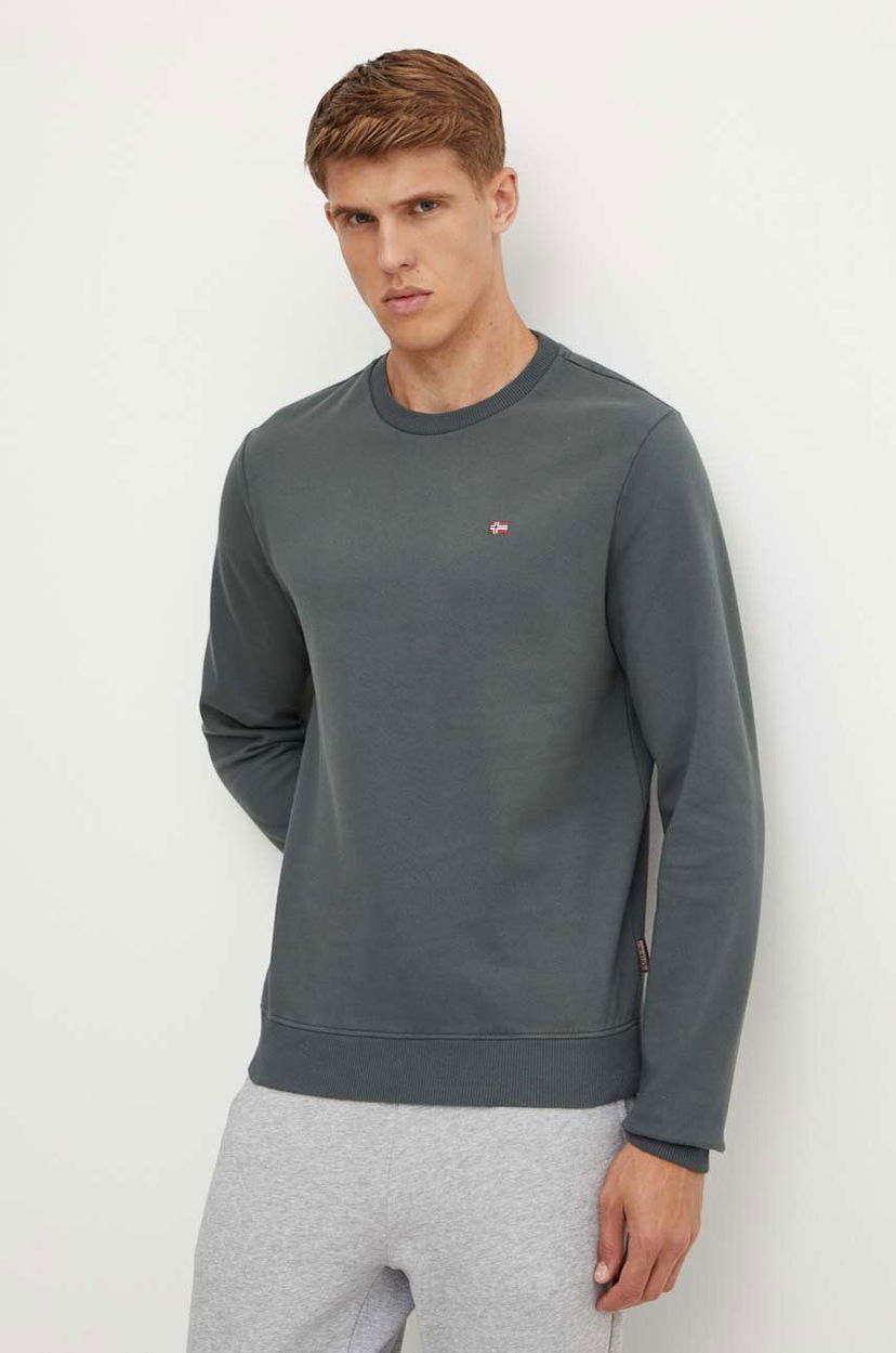 Світшоти Napapijri Balis Crew Sweatshirt Зелений | NP0A4FQWG1S1