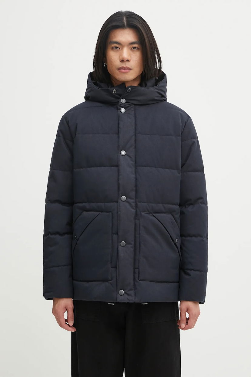 Пуховик Barbour Barbour Brampton Puffer Jacket темно-синій | MQU1805NY92