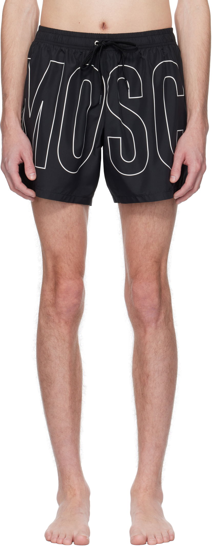 Купальники Moschino Moschino Logo Swim Shorts чорний | V3A4224 9301 1555