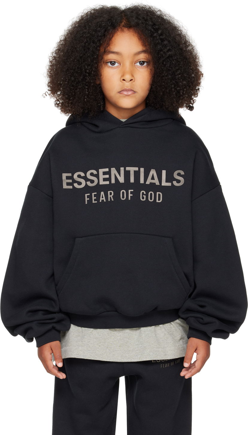 Світшоти Fear of God ESSENTIALS Fleece Hoodie чорний | 785SP252040K