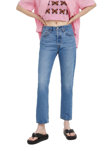 Джинси Levi's 501 Crop Jeans Синій | 36200.0236