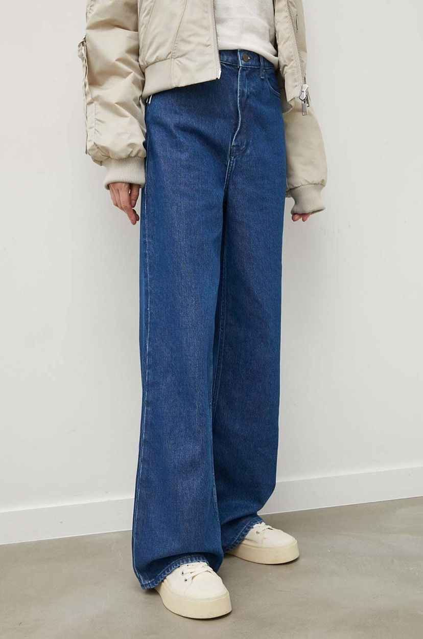 Джинси Samsoe Samsoe REBECCA Wide Leg Jeans Синій | F22200166