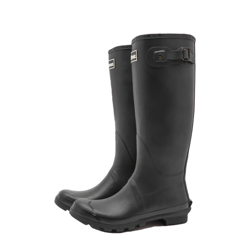 Кросівки та взуття Barbour Black Bede Rubber Wellies чорний | LRF0043BK11